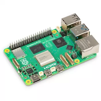 Υπολογιστής μονής πλακέτας Raspberry Pi 5 πλακέτα ανάπτυξης — 2400 MHz Arm Cortex-A76, έως 16 GB LPDDR4x, MicroSD, USB 3.2, Wi‑Fi 5
