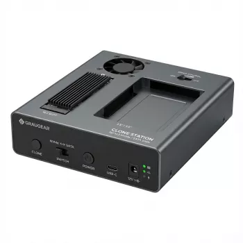 Docking station GrauGear G-M2ST235-CL για M.2 NVMe/SATA SSD και σκληρούς δίσκους 2,5/3,5 ιντσών