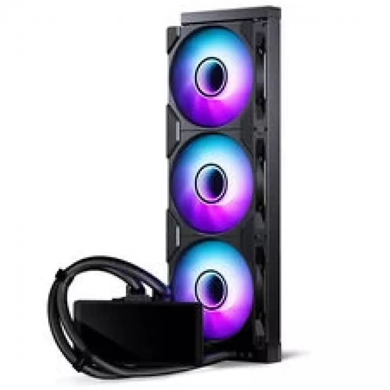 Υδρόψυξη AiO Phanteks Glacier One 360M25 LCD, οθόνη 6 inch - 360 mm, μαύρο
