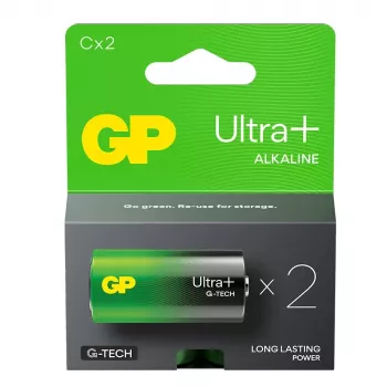Μπαταρία C GP Alkaline ULTRA PLUS συσκευασία 2 τεμ. (Μοντέλο 03014AUPETA-B2)