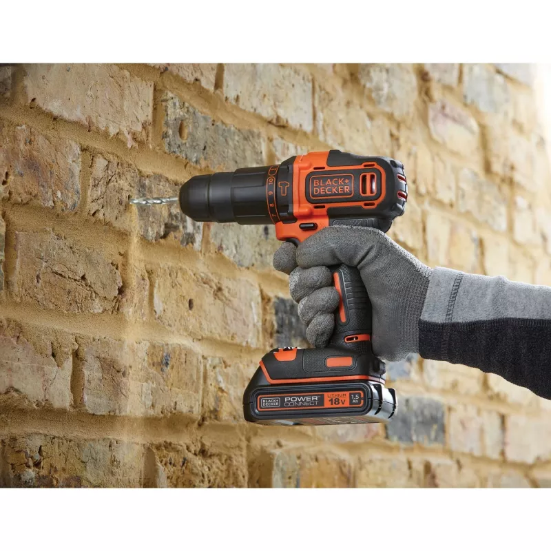 Κρουστικό δραπανοκατσάβιδο μπαταρίας BLACK+DECKER BCKSB04
