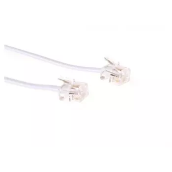 Τηλεφωνικό Καλώδιο Microconnect MPK181W RJ11 RJ11 1m Λευκό