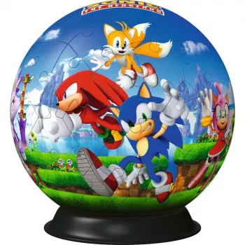 3D Puzzle-Ball Ravensburger Sonic the Hedgehog, 72 τεμάχια, μοντέλο 11592