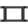Lanberg Open Rack 22U Μαύρο (22HE, 19-ιντσών rack), Server rack, Μαύρο