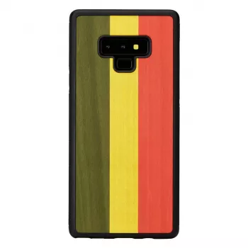Θήκη smartphone Man and Wood για Samsung Galaxy Note 9 — Reggae μαύρη προστατευτική θήκη