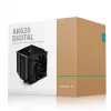 DeepCool AK620 DIGITAL Ψύκτρα επεξεργαστή αέρα 12 cm Μαύρο 1 τεμ.