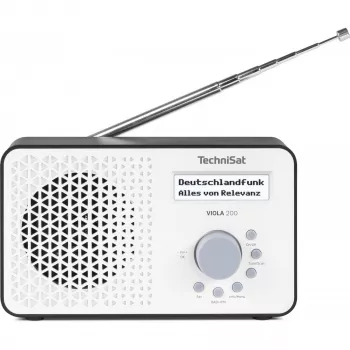 Δέκτης TV TECHNISAT VIOLA 200 λευκό/μαύρο HD DVB‑S2