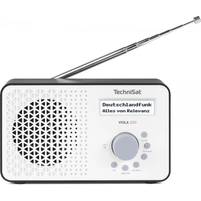 Δέκτης TV TECHNISAT VIOLA 200 λευκό/μαύρο HD DVB‑S2