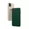 Προστατευτική θήκη Devia για iPhone 11 Pro Max με υφασμάτινο σχέδιο, πράσινο