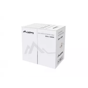 Καλώδιο δικτύου Lanberg LCU5-12CU-0305-R U/UTP Cat5e 305 m Κόκκινο