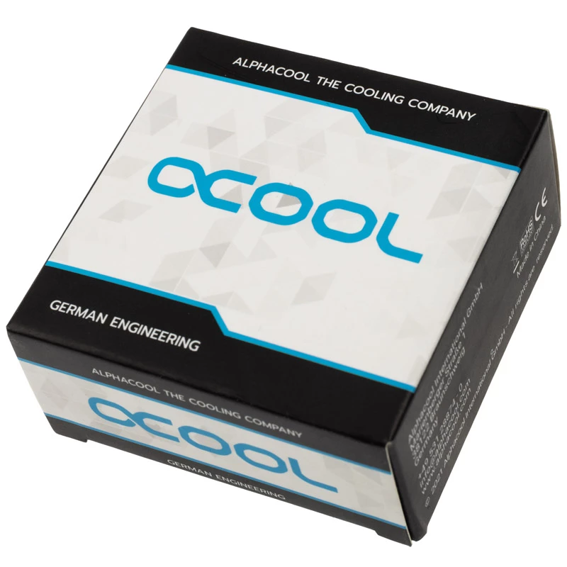 Fitting Alphacool 17473 — ορείχαλκος ύψος 23 mm, διάμετρος 26 mm, μαύρο