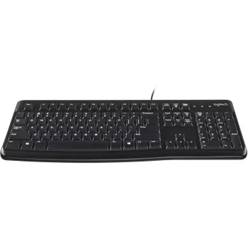 Logitech K120 Πληκτρολόγιο USB QWERTY Ισπανικό Μαύρο (920-002499)