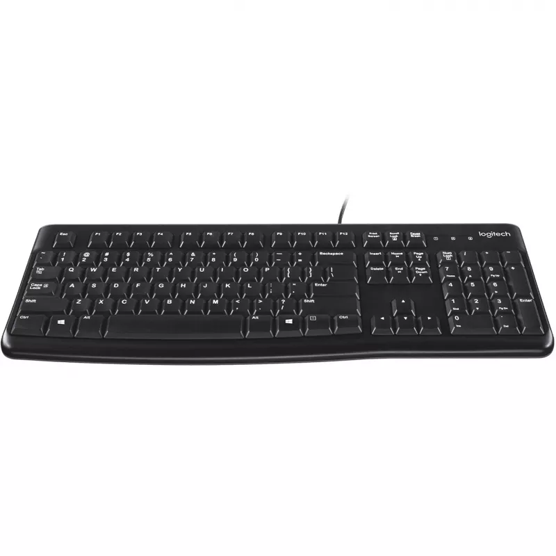 Logitech K120 Πληκτρολόγιο USB QWERTY Ισπανικό Μαύρο (920-002499)