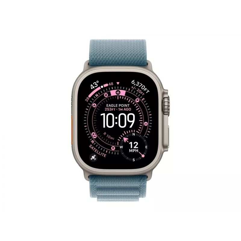 Λουράκι Apple MFTJ4ZM/A Αξεσουάρ smartwatch μπλε τιτάνιο πολυεστέρας spandex