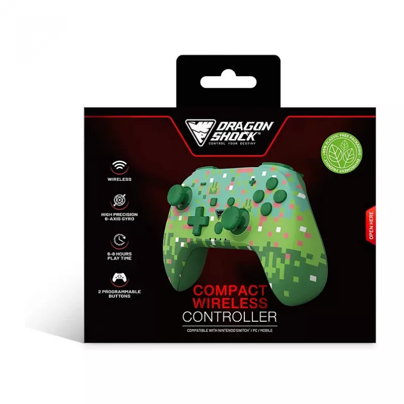 Dragonshock Controller Poptop Wireless Cubes πράσινος διακόπτης
