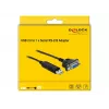 Σειριακό καλώδιο DeLOCK 66281 Μαύρο 1,8 m RS-232 USB Type-A