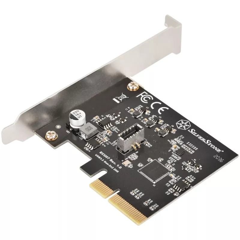 Κάρτα επέκτασης SILVERSTONE SST-ECU07 USB 3.0 PCIe — Προσαρμογέας PCI Express USB 3.0