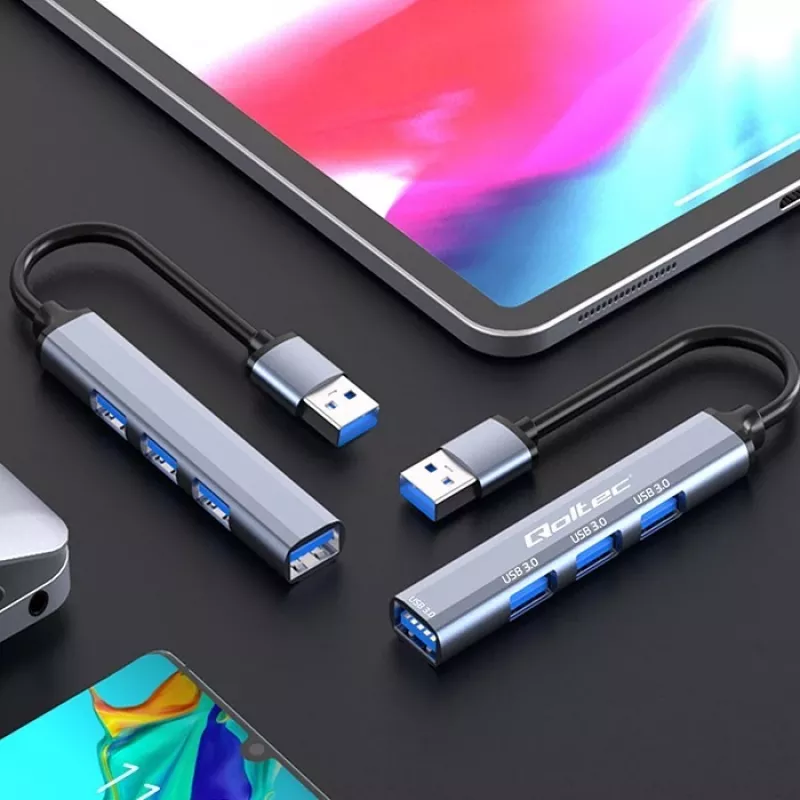 Αντάπτορας HUB USB 3.0 4in1, 4x USB 3.0