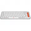 Logitech POP Icon Keys - Πληκτρολόγιο - Ασύρματο - Bluetooth LE - QWERTY - US International - Off White, Orange (920-013072)
