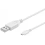 Microconnect USBABMICRO3W καλώδιο USB USB 2.0 3 m USB A Micro-USB B λευκό