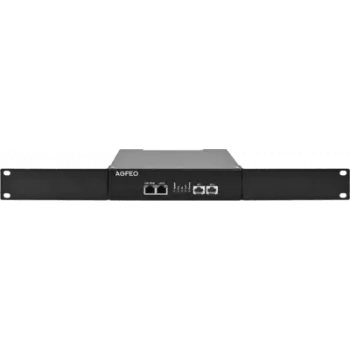 AGFEO ES 22 X IT, Σύστημα Full-IP, Τοποθέτηση 19 ιντσών, 1 HE, 2x LAN