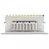 DeLOCK 10 ιντσών Patch Panel, 8 Port, Κατ.6A, 0,5HE, γκρι, μέταλλο