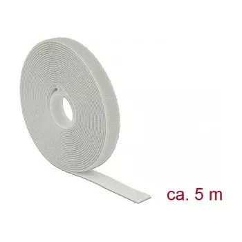 Ταινία Velcro DELOCK 18276, γκρι, 13 mm x 5 m, 1 τεμ.