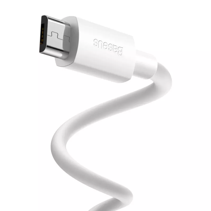 Καλώδιο USB-A σε Micro-USB-B Baseus TZCAMZJ-02 1,5 m Λευκό