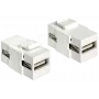 USB2.0 A υποδοχή θηλυκή/υποδοχή θηλυκή DeLOCK 86317