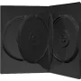 MediaRange θήκη DVD για 4 δίσκους μαύρο - χωρητικότητα: 4 CD, 4 DVD - συσκευασία 50 τεμ. - μαύρο (BOX17)