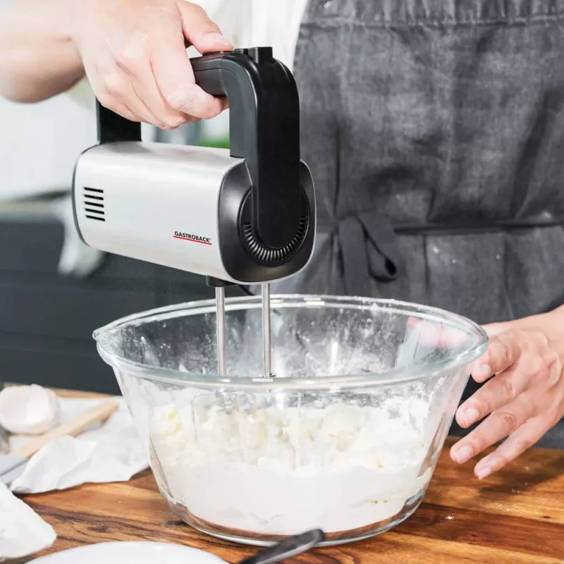 Κουζινομηχανή Gastroback Design Handmixer Pro μαύρο ασημί