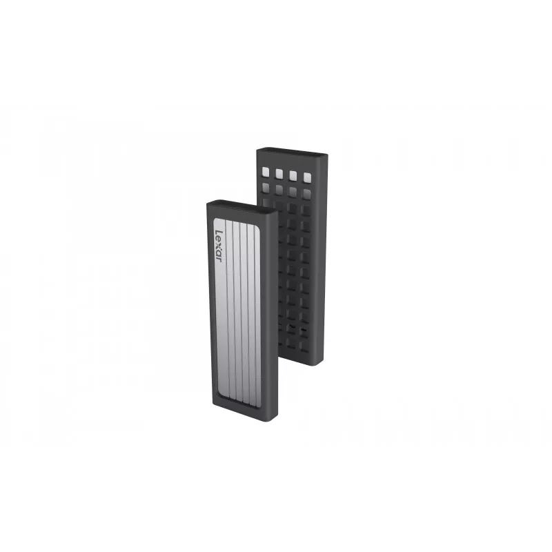 Θήκη SSD Lexar E6 ασημί M.2, PCIe, USB 3.2 Gen 2 (10 Gbit/s), USB‑C, αλουμίνιο, μεμονωμένο M.2 έως 4 TB
