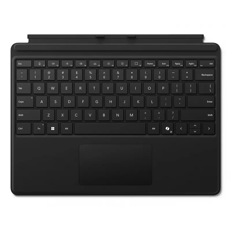 Πληκτρολόγιο Microsoft Surface Pro Γερμανικό Θήκη Microsoft Cover σύνδεση Μαύρο