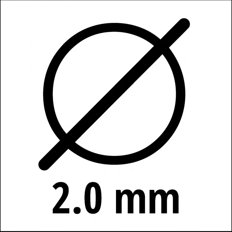 Νήμα κοπής χορτοκοπτικού EINHELL Super Cut Line 2,0 mm, μοντέλο 3436653, διάμετρος 2,0 mm