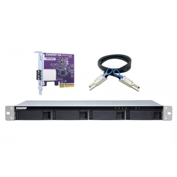 QNAP TL-R400S - Συστοιχία σκληρών δίσκων - 4 υποδοχές (SATA-600) - SATA 6Gb/s (εξωτερικό) - Rack - Ενσωματώσιμο - 1U