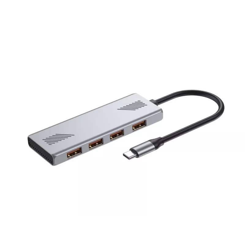 Hub USB GEMBIRD UHB-CM-U310-A4-01 — hub 4 θυρών: 1× USB 3.1 + 3× USB 2.0, μαύρο