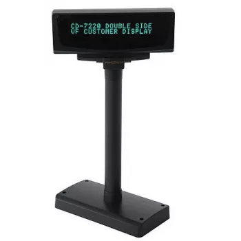 Customer Pole Partner Tech CD-7220 — ράβδος οθόνης πελάτη, μοντέλο 35722027, οθόνη LED μίας γραμμής