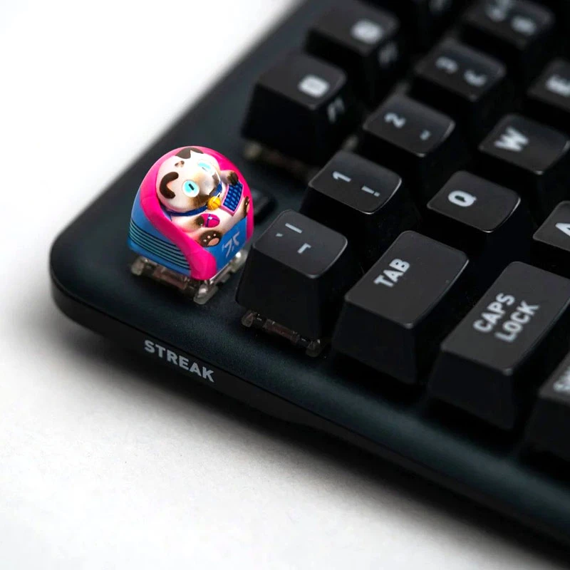 Σετ keycap Triton Fnatic Artisan Loeya — μπλε