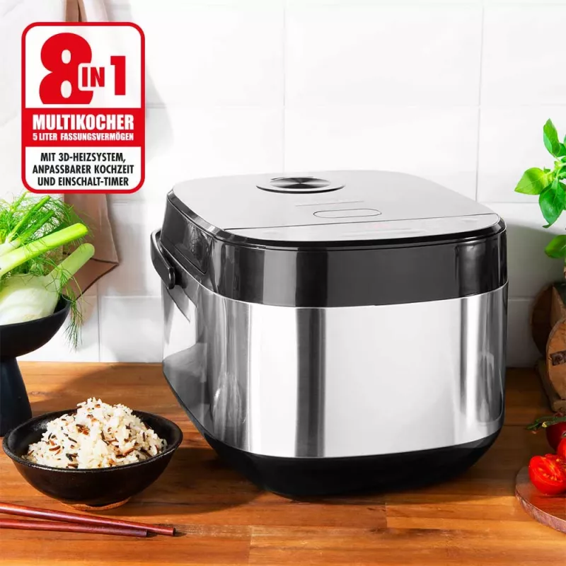 Gastroback Design Multicook Pro 5 L 790 W μαύρο ανοξείδωτο ατσάλι
