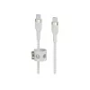 Belkin BOOSTCHARGE PRO Flex Καλώδιο USB 3 m USB 2.0 USB C λευκό (CAB011BT3MWH)