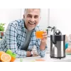 Beper P102EST001 ηλεκτρικός στίφτης εσπεριδοειδών, 85 W, στόμιο κατά της διαρροής, 2 κώνοι, μαύρο / ανοξείδωτο ατσάλι