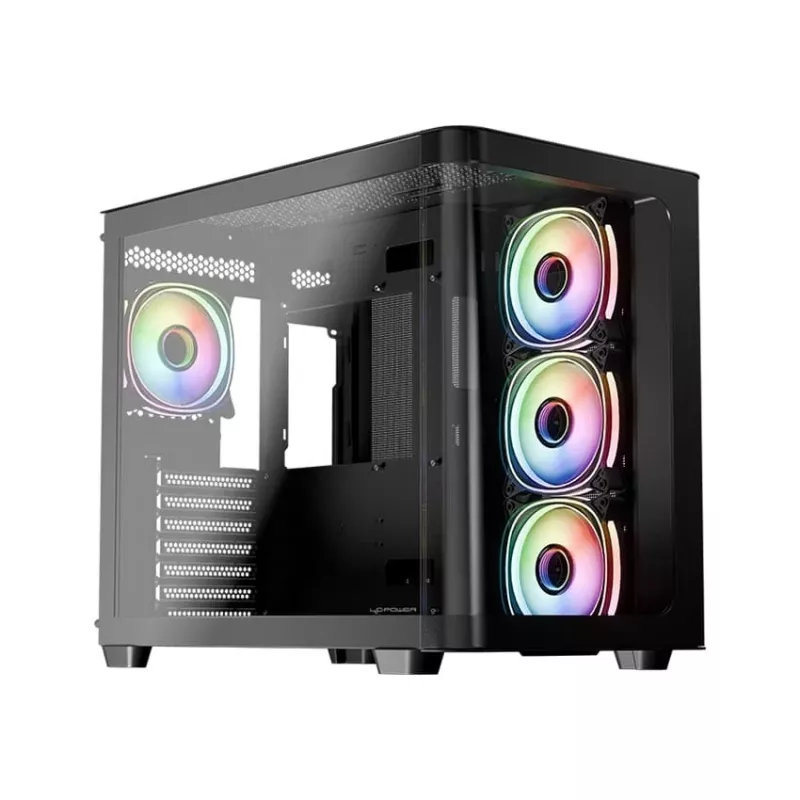 Κουτί υπολογιστή LC-Power LC-8001B-ON Midi Tower Μαύρο