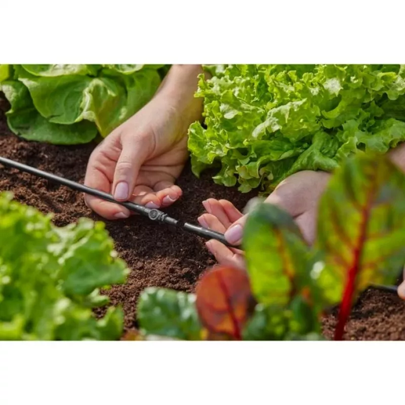 Σύνδεσμος σωλήνα Gardena 13213-20 πλαστικό μαύρο 10 τεμ.