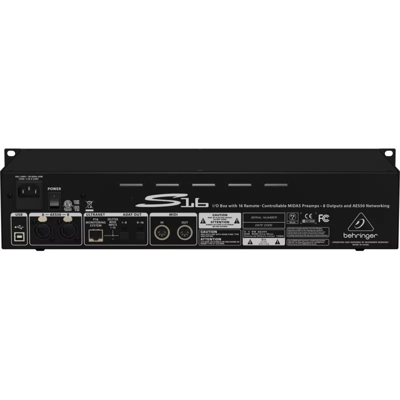 Behringer Digital Snake S16 Μονάδα ήχου