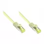 Καλώδιο Patch RJ45 με καλώδιο Cat.7 και προστασία από τσάκισμα (RNS®), S/FTP, PiMF, χωρίς αλογόνα, 600MHz, OFC, Γκρι, 1,5m, Good Connections® (8070R-015)