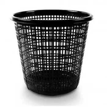 Κάδος απορριμμάτων 10 l, μαύρο, πλαστικό