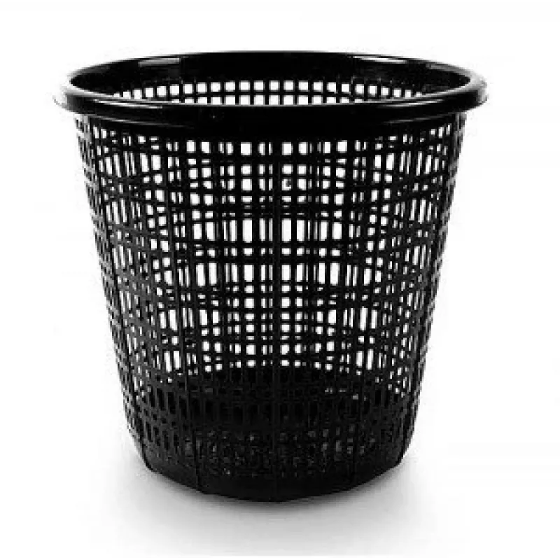 Κάδος απορριμμάτων 10 l, μαύρο, πλαστικό