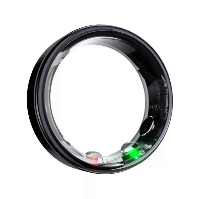 Έξυπνο δαχτυλίδι Manta SR01BK-57 Black, καρδιακός ρυθμός και οξυγόνο αίματος, IP68