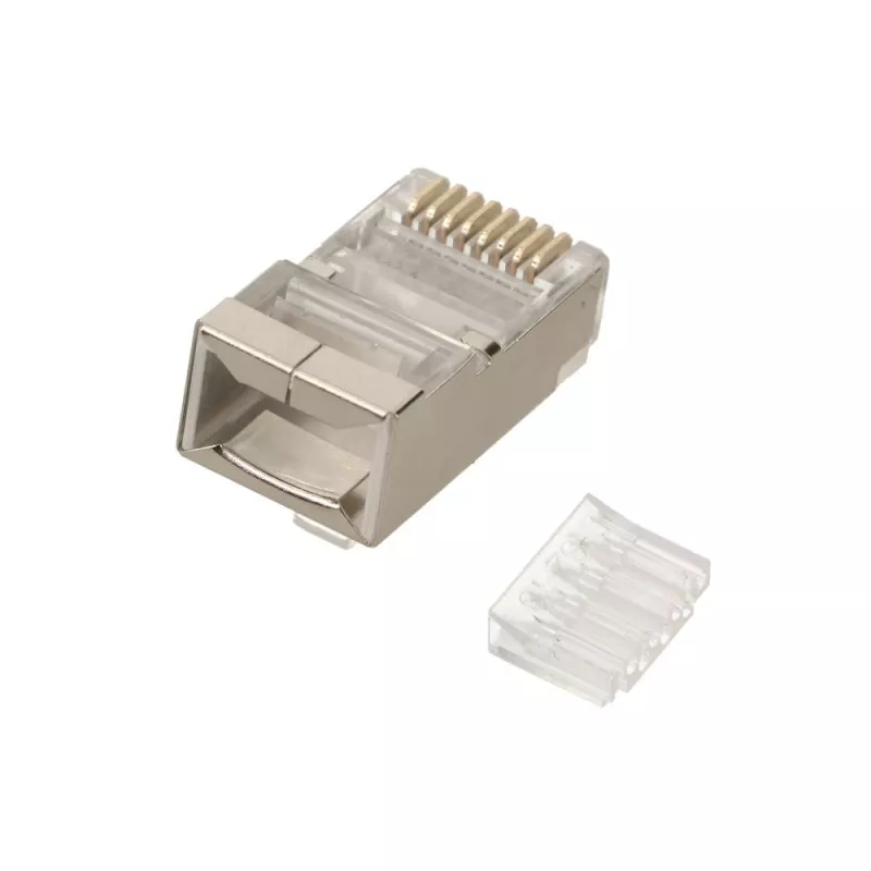 Extralink CAT6 FTP RJ45 Βύσμα 8P8C Βύσμα/Υποδοχή Διαφανές