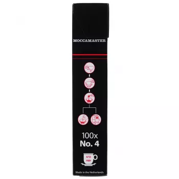 Φίλτρα καφέ MOCCAMASTER 85022 — χάρτινα φίλτρα, λευκό, συσκευασία 100 τεμ.